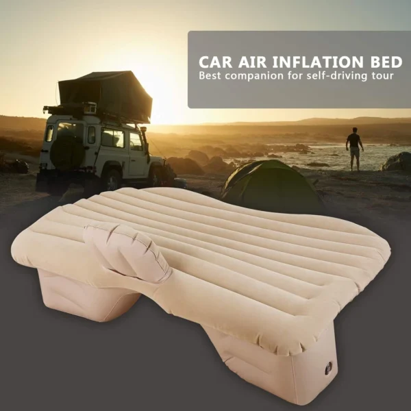 Inflatable Car Mattress with Pillows – 🔥Sleep Peacefully Anywhere, Anytime🔥